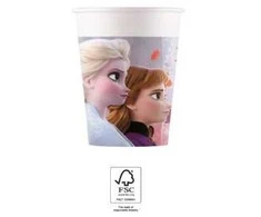Globos Europe Bv PROCOS Frozen Popieriniai puodeliai, Frozen 2, 200ml, 8 vnt (WM)