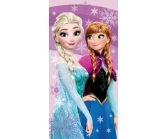 Rankšluostis Ręcznik plażowy 70x140 Frozen Kraina Lodu Anna i Elsa dziecięcy Kids25