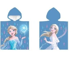 Disney Ledo šalis sniego paplūdimio rankšluostis pončas 50x100 cm