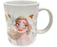 „Disney“ „Ledo šalis“ sniego pasakos porcelianinis puodelis, 325 ml (11 uncijų), dovanų dėžutėje