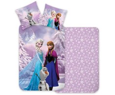 Brandmac Frozen patalynė 140x200 Frozen Elsa Anna patalynės komplektas