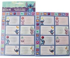 „Disney Lilo and Stitch“ ateivių užrašinės etiketė su lipdukais, 16 vnt.