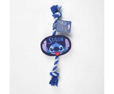 „Disney Lilo and Stitch“ cypiantis pliušinis ir virvinis žaislas šuniui