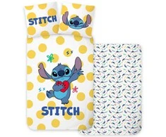 „Disney Lilo and Stitch Dots“ vaikiška patalynės komplektas 100–135 cm, 40–60 cm