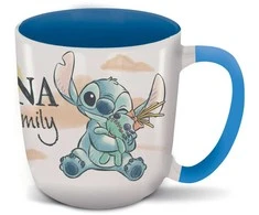 „Disney Lilo and Stitch Ohana Elite“ porcelianinis puodelis, 400 ml (14 oz), dovanų dėžutėje