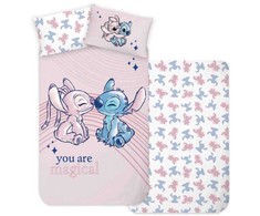 „Disney Lilo and Stitch“ stebuklingas vaikiškas patalynės komplektas 100–135 cm, 40–60 cm