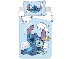 „Disney Lilo and Stitch“ vaikiška patalynės komplektas „Clouds“ 100–135 cm, 40–60 cm