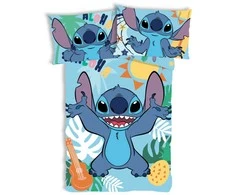„Disney Lilo and Stitch“ vaikiškos patalynės komplektas „Tropical Paradise“ 100–135 cm, 40–60 cm