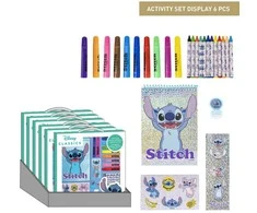CERDÁ Disney Stitch colouring stationery set