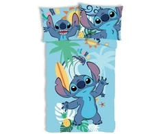 „Disney Lilo and Stitch“ vasarinė patalynės užvalkalas 140–200 cm, 70–90 cm