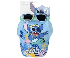 Disney Lilo ir Stitch Aloha akinių nuo saulės ir beisbolo kepuraitės rinkinys