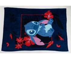 Disney Lilo ir Stitch Aloha flanelinė antklodė 110x150cm