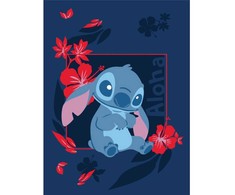 Disney Lilo ir Stitch Aloha flanelinė antklodė 110x150cm