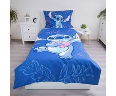 Disney Lilo ir Stitch Aloha mėlyna patalynės užvalkalas 140–200 cm, 70–90 cm