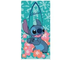 Disney Lilo ir Stitch Aloha-Surfer vonios rankšluostis, paplūdimio rankšluostis 70x140cm (greitai džiūstantis)