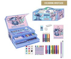 Cerda Disney Lilo and Stitch kanceliarinių priemonių rinkinys lagaminėlyje
