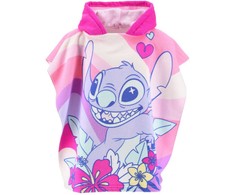 Disney Lilo ir Stitch angelo paplūdimio rankšluostis pončas 55x110 cm (greitai džiūstantis)
