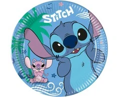 Globos Europe Bv Stitch &amp; Angel paptallerkner, 20 cm