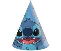 GoDan Stitch &amp; Angel Disney Popierinės kepurės 6vnt