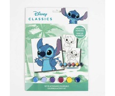 Disney Lilo ir Stitch ateivių dažų rinkinys pagal skaičius