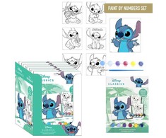 Disney Lilo ir Stitch ateivių dažų rinkinys pagal skaičius