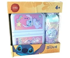 Disney Lilo ir Stitch Blast sumuštinių dėžutė + aliuminio butelių rinkinys