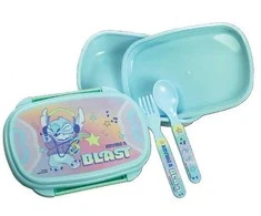 Disney Lilo ir Stitch Blast sumuštinių dėžutė + stalo įrankių rinkinys