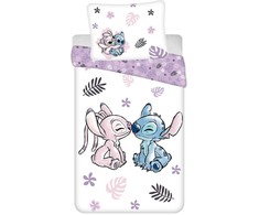 Bed set Lilo and Stitch "Baltas" 65x65