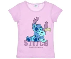 Disney Lilo ir Stitch Experiment vaikiški trumpi marškinėliai, 3-8 metų