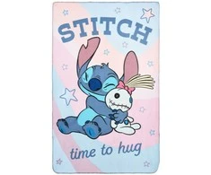 Disney Lilo ir Stitch flisinė antklodė „Laikas apkabinti“, 100x150 cm