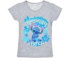 Disney Lilo ir Stitch havajietiški vaikiški trumpi marškinėliai, 3-8 metų