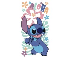 Disney Lilo ir Stitch Hawaiian Harmony vonios rankšluostis, paplūdimio rankšluostis 70x140cm (greitai džiūstantis)