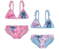 Disney Lilo ir Stitch Hibiscus vaikiškas maudymosi kostiumėlis, bikinis 3-8 metų