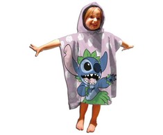 Disney Lilo ir Stitch Hula šokių paplūdimio rankšluostis pončas 55x110 cm (greitai džiūstantis)