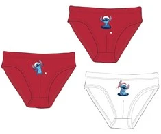 Disney Lilo ir Stitch Kalėdiniai vaikiški apatiniai, kelnaitės, 3 vnt. pakuotėje