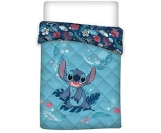 Disney Lilo ir Stitch Lapų dygsniuota lovatiesė, antklodė 140x200cm