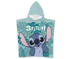 Disney Lilo ir Stitch Lapų paplūdimio rankšluostis pončas 55x110 cm (greitai džiūstantis)