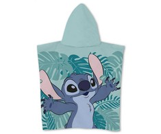Disney Lilo ir Stitch Lapų paplūdimio rankšluostis pončas 55x110 cm (greitai džiūstantis)