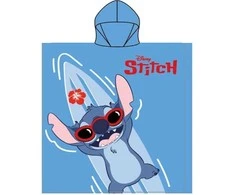 Disney Lilo ir Stitch Lazy Lagoon paplūdimio rankšluostis pončas 55x110 cm (greitai džiūstantis)