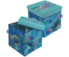Arditex Disney Stitch Skammel med opbevaring (Sammenklappelig )