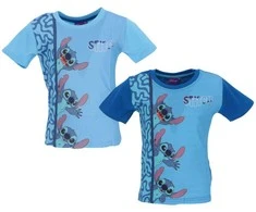 Disney Lilo ir Stitch Loving Look vaikiški trumpi marškinėliai, 3-8 metų