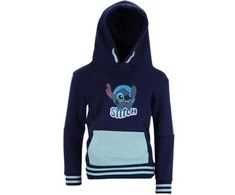 Disney Lilo ir Stitch Mėlyna Chill vaikiškas džemperis su gobtuvu 2-8 metų amžiaus / 92-128 cm