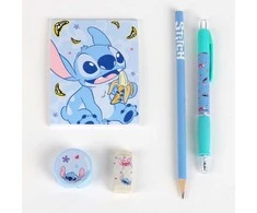 Disney Lilo ir Stitch mėlynas pliušinis pieštukų dėklas
