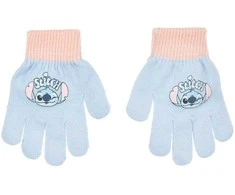 Kepurė Disney Lilo ir Stitch mėlynos vaikiškos pirštinės