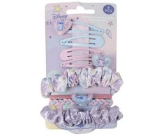 Disney Lilo ir Stitch mielas ateivių plaukų segtukų ir gumyčių rinkinys, 8 dalys