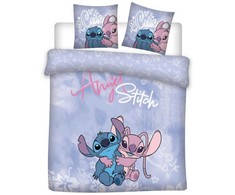 Disney Lilo ir Stitch Mielasis dvigulis, dvigulis antklodės užvalkalas 240–220 cm, 65 x 65 cm