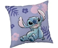 Disney Lilo ir Stitch Ohana veliūrinis pagalvėlės užvalkalas, 40x40 cm