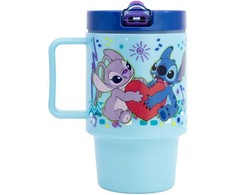 STOR Disney Lilo ir Stitch piešimo puodelis su šiaudeliu, 530 ml
