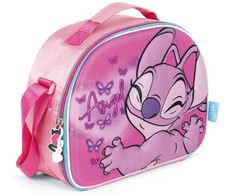 Disney Lilo ir Stitch Rožinė Angel 3D termo pietų krepšys 26 cm