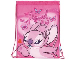 Disney Lilo ir Stitch Rožinė Angel sportinis krepšys, sportinis krepšys 44 cm